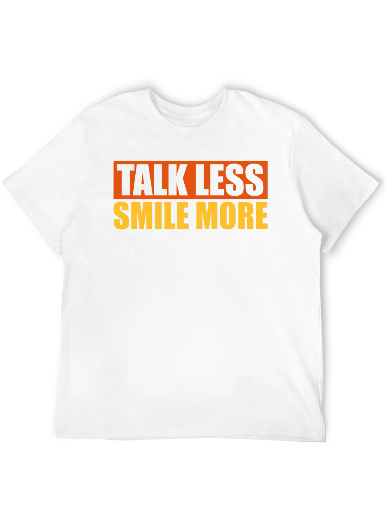 Talk Less Smile More Graphic Tee - Black