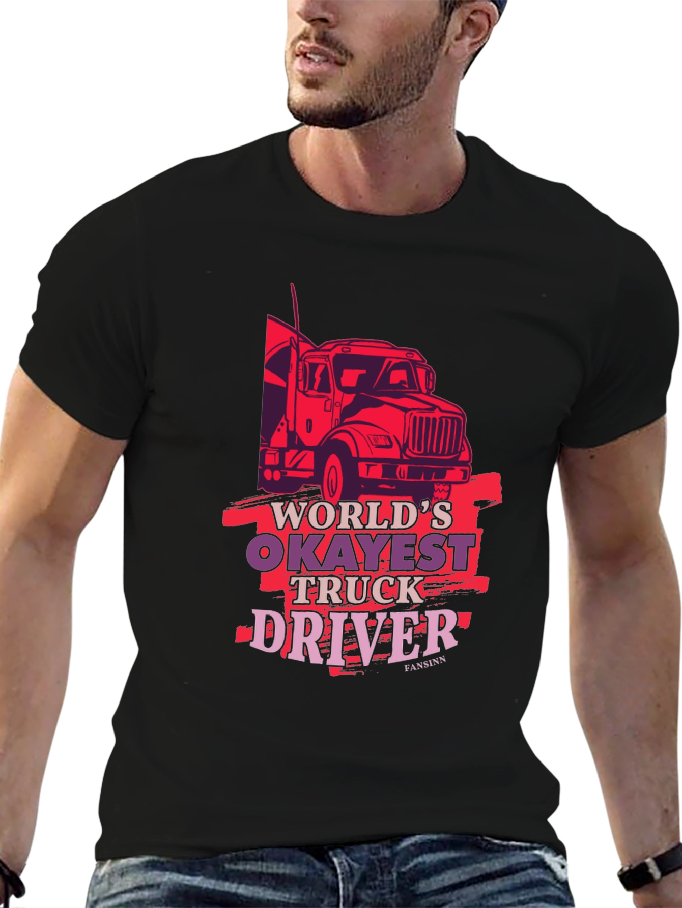 Worlds Okayest Truck Driver Tee