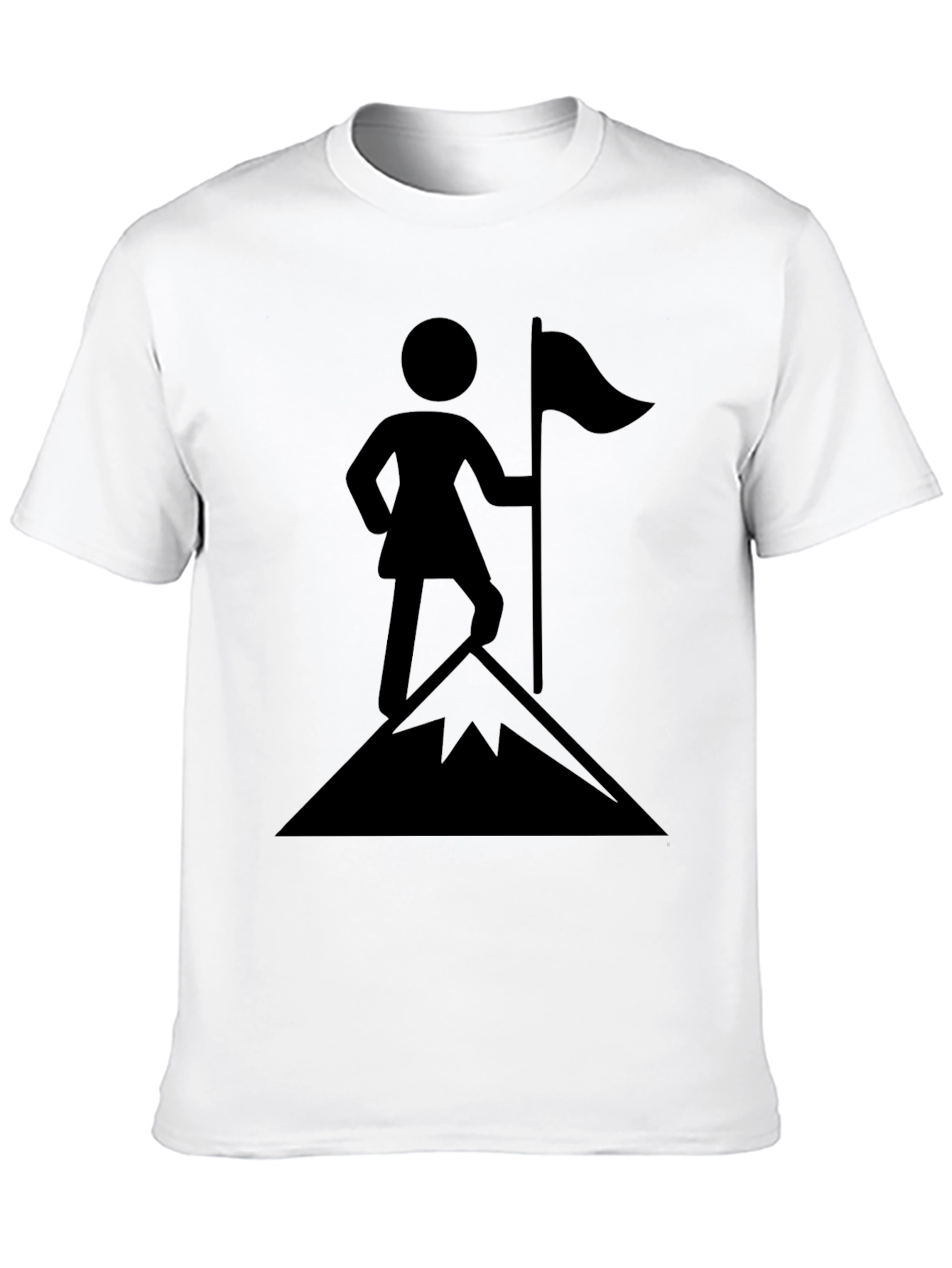 Mountain Climber Black Graphic Tee