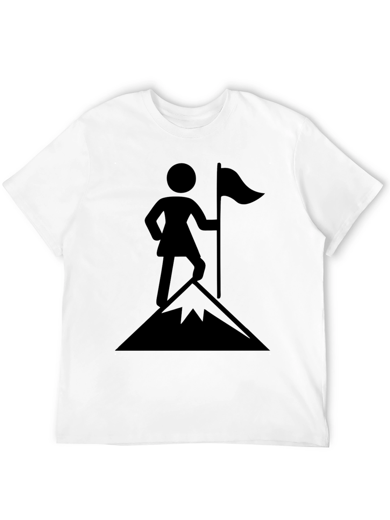 Mountain Climber Black Graphic Tee