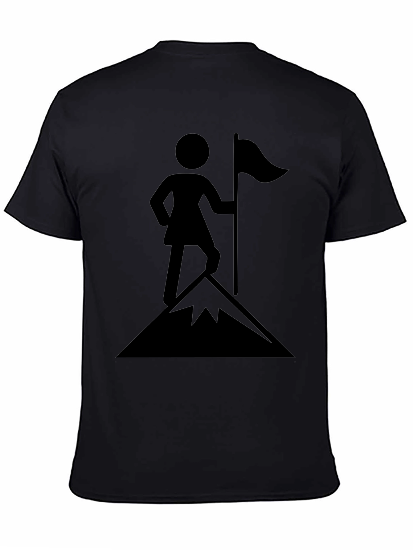 Mountain Climber Black Graphic Tee