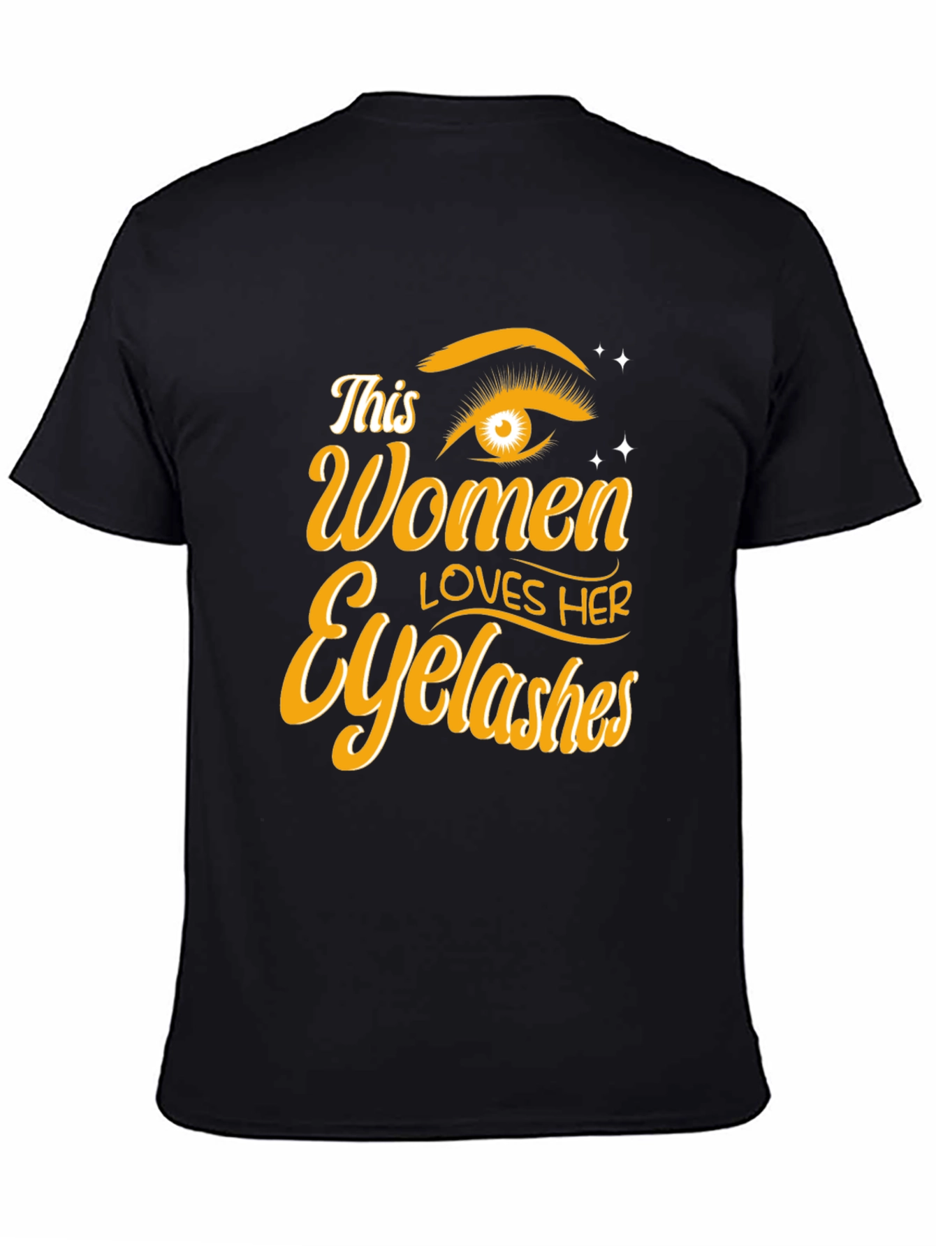 Womens Eyelash Lover T-Shirt - Stylish Graphic Tee