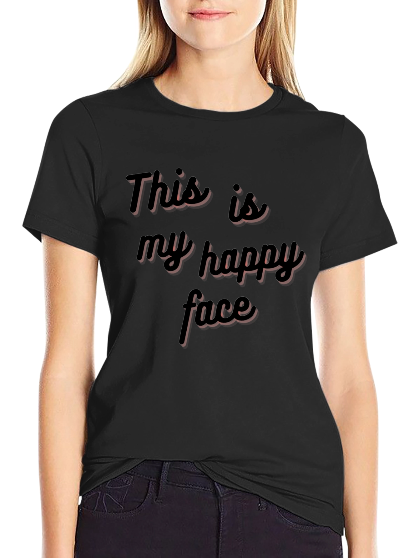 This is my happy face T-shirt