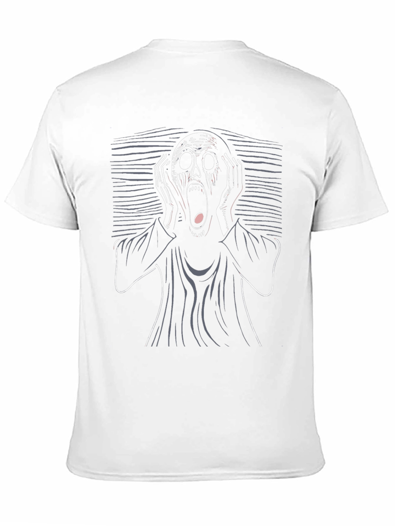 Scream Graphic T-Shirt - Black Cotton Tee