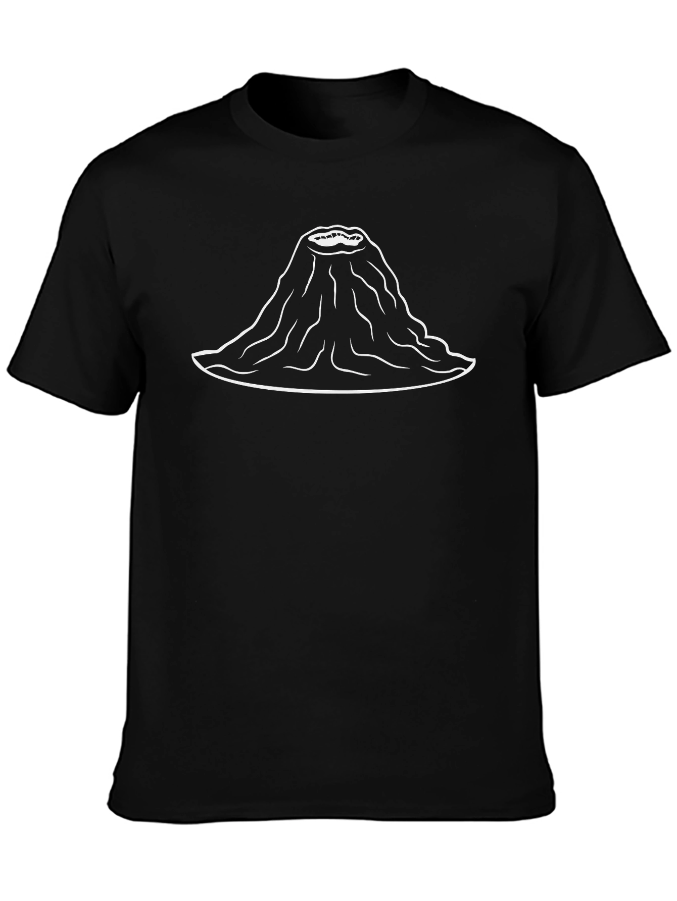 Volcano Lips Graphic Tee - Black