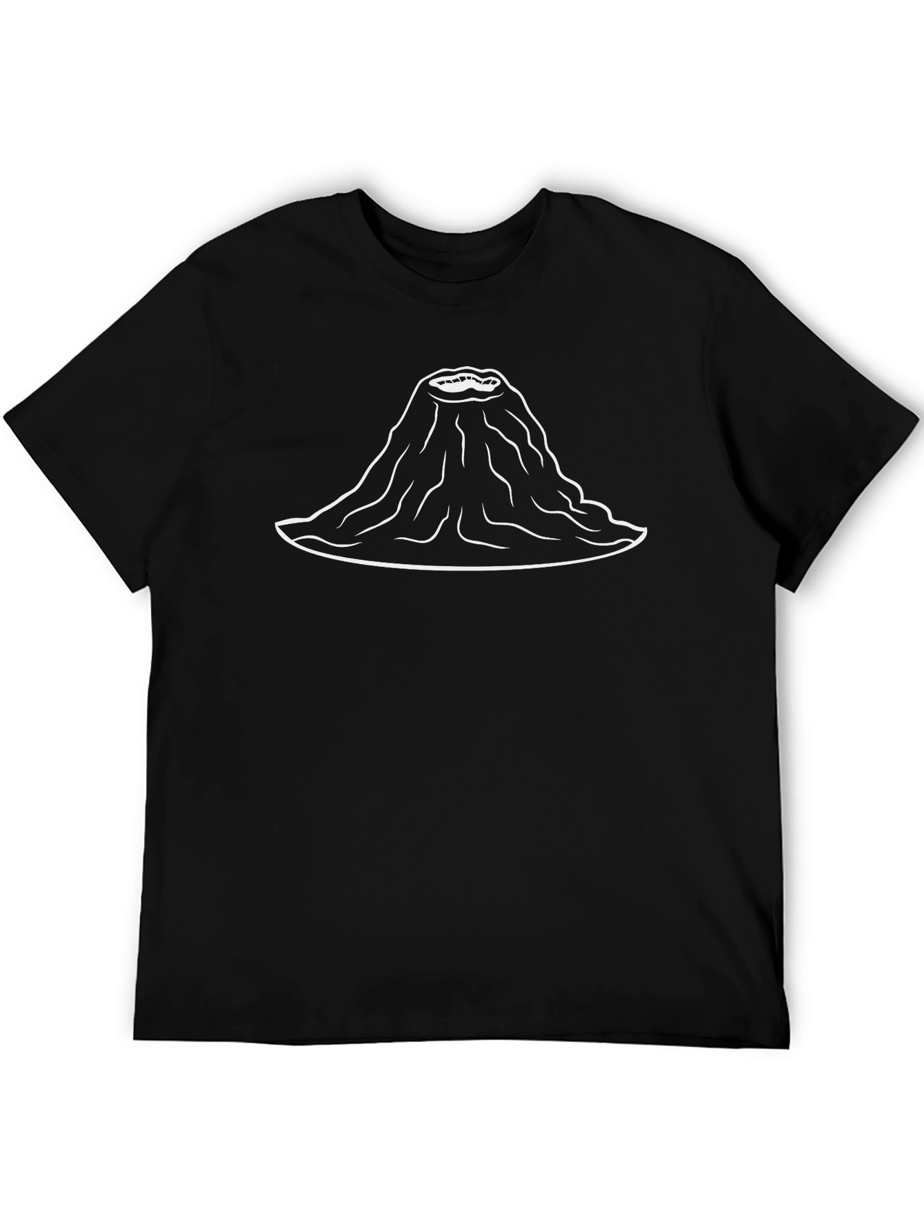 Volcano Lips Graphic Tee - Black
