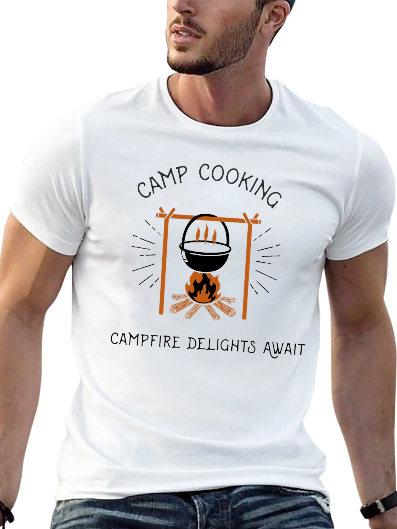 Camp Cooking T-Shirt - Campfire Delights