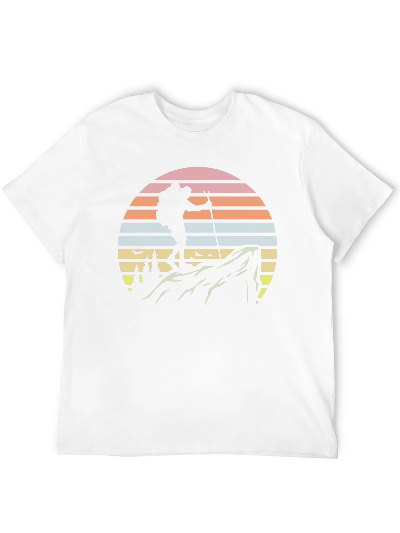 Hiking Adventure Tee - Retro Mountain Climber T-Shirt