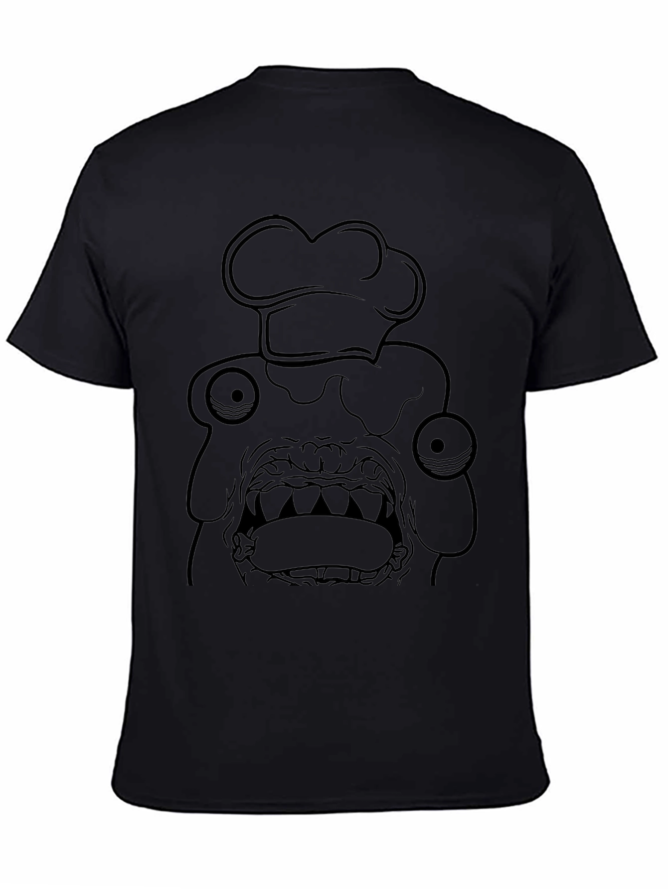 Chef Monster Graphic Tee - Black T-Shirt