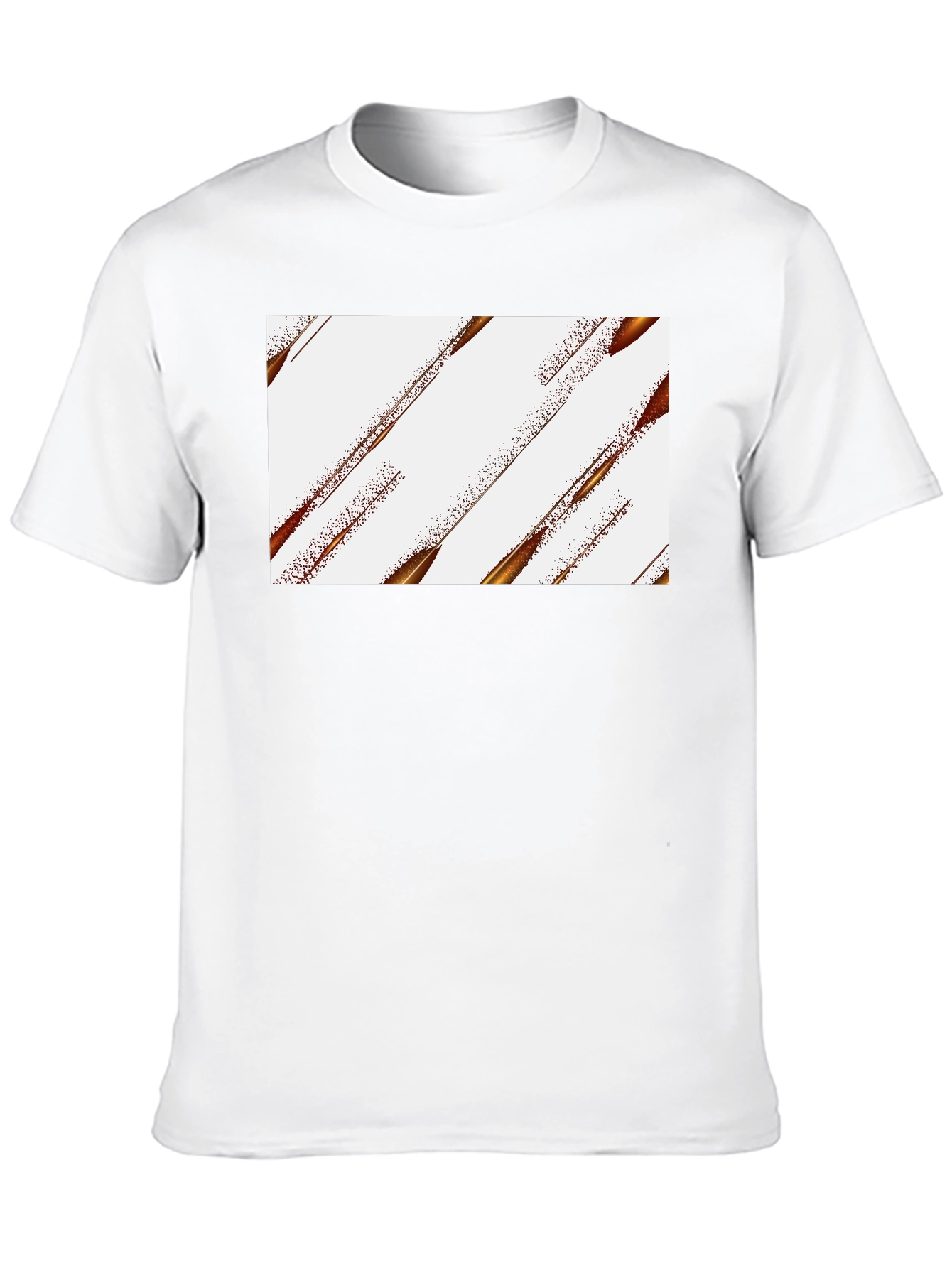 Modern Geometric Black T-Shirt