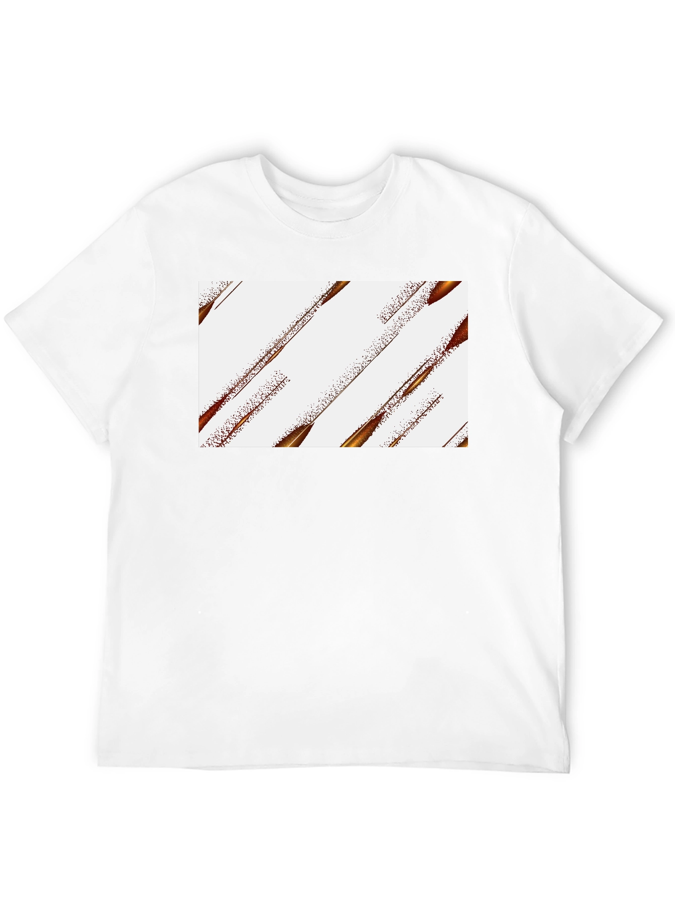 Modern Geometric Black T-Shirt
