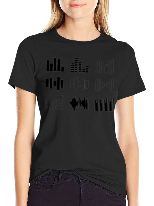 Graphic Equalizer Black T-Shirt