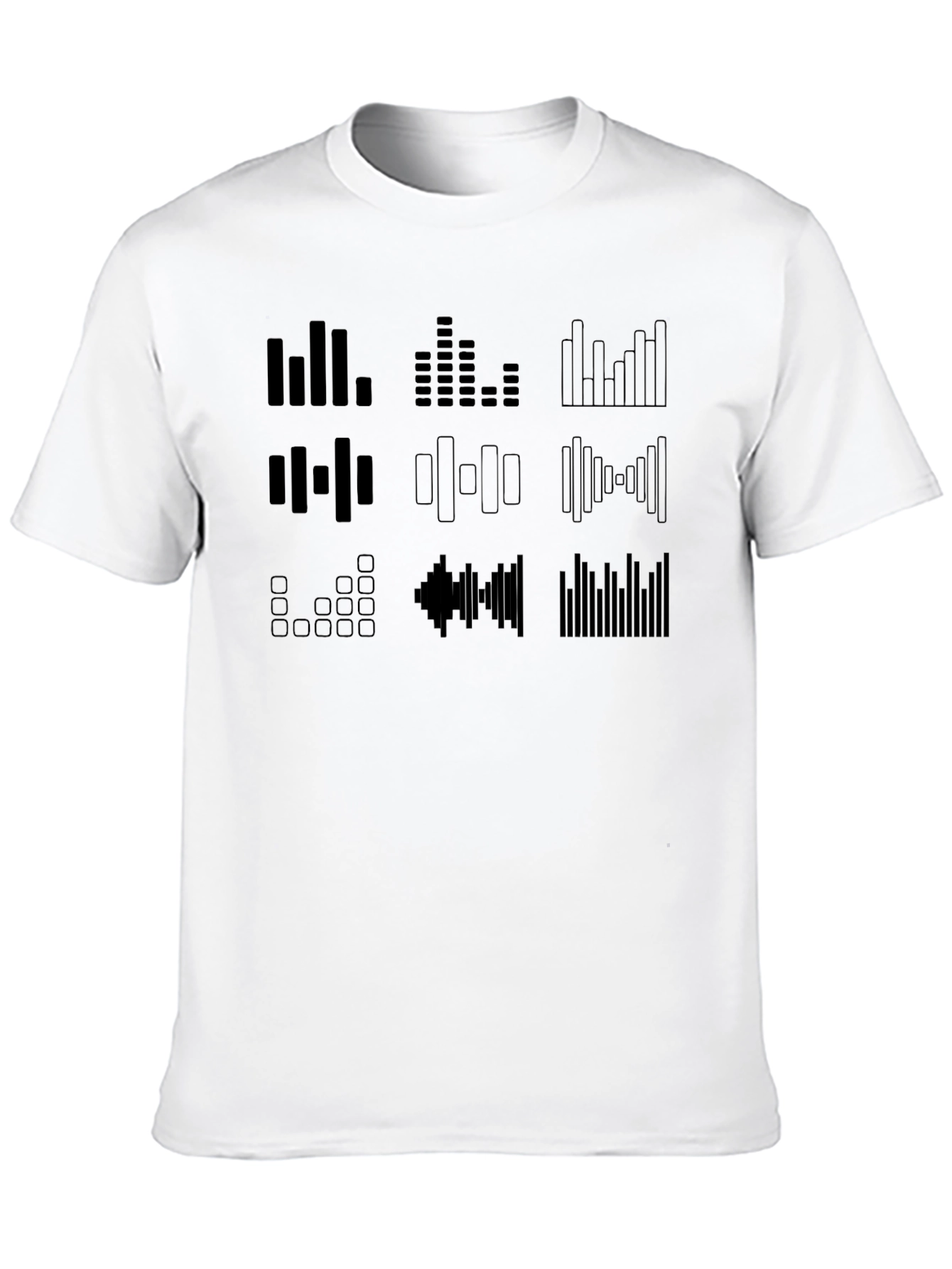 Graphic Equalizer Black T-Shirt
