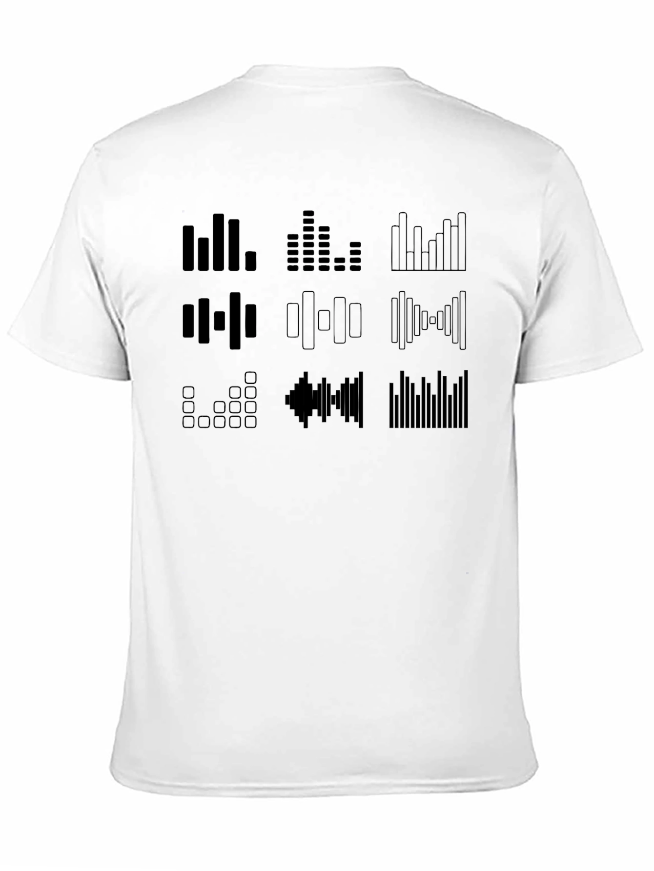 Graphic Equalizer Black T-Shirt