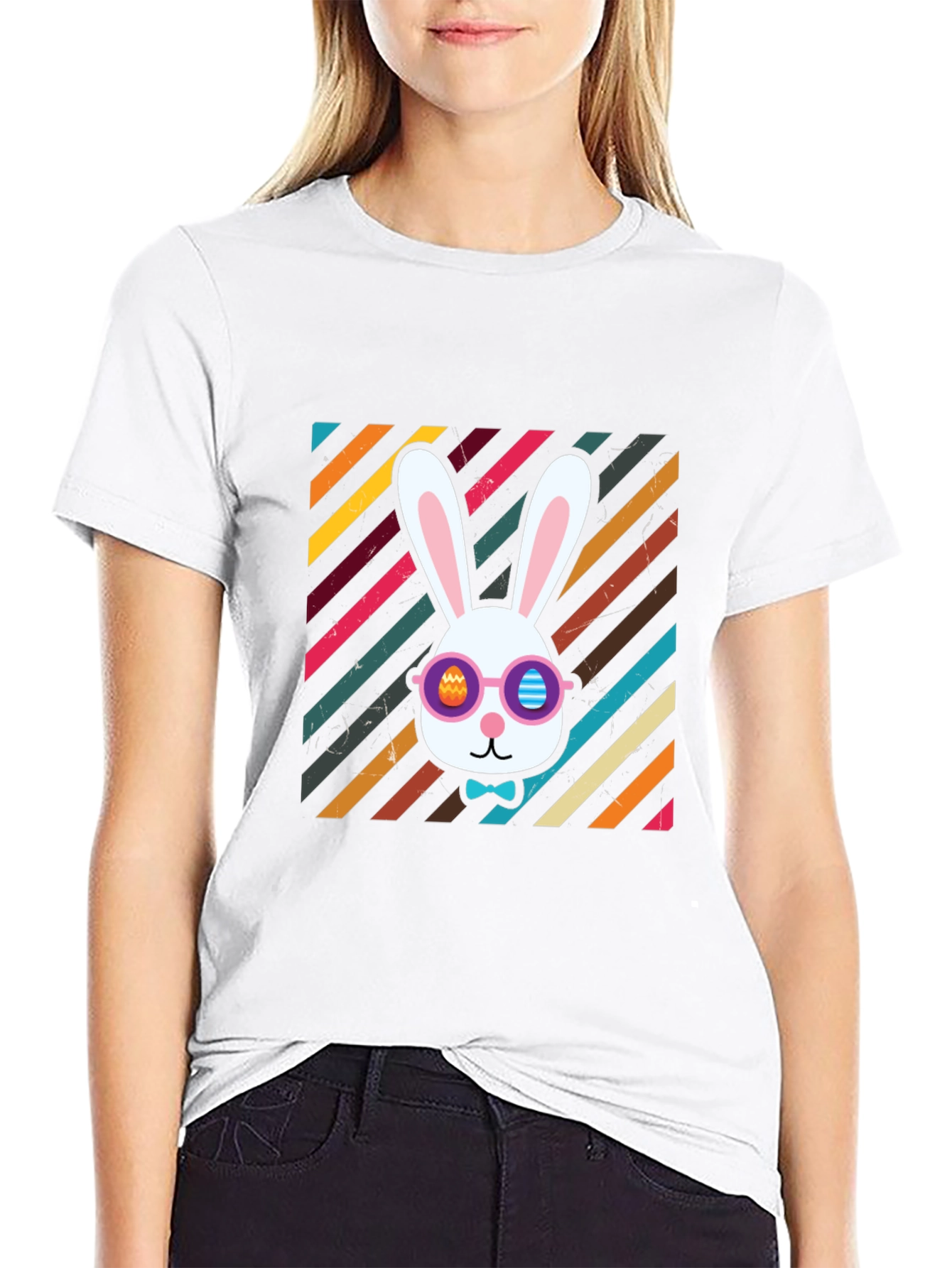 Easter Bunny Striped Tee