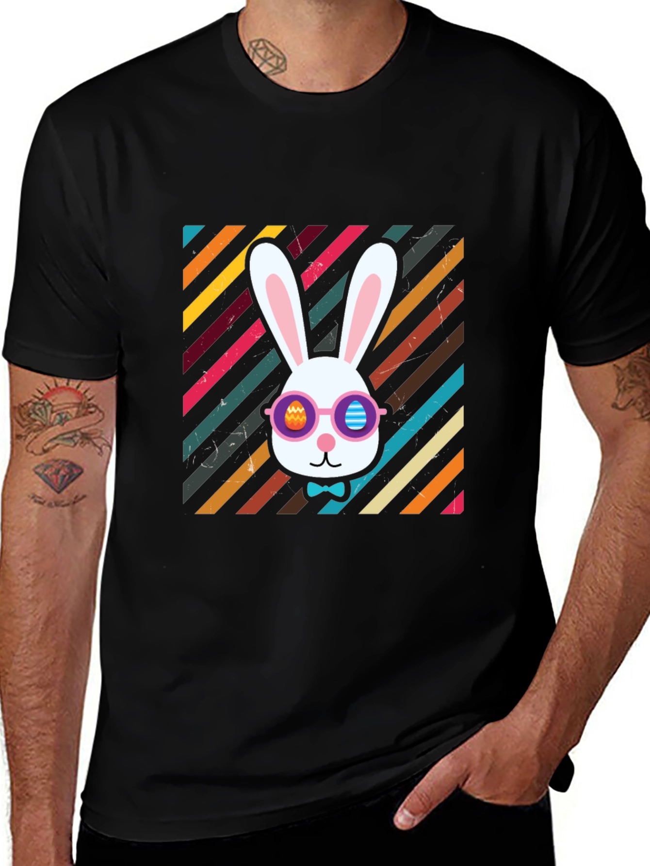 Easter Bunny Striped Tee