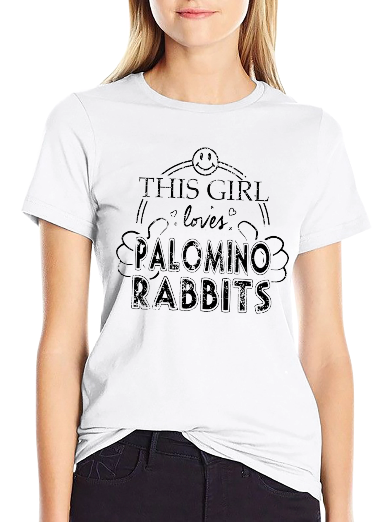 This Girl Loves Palomino Rabbits T-Shirt