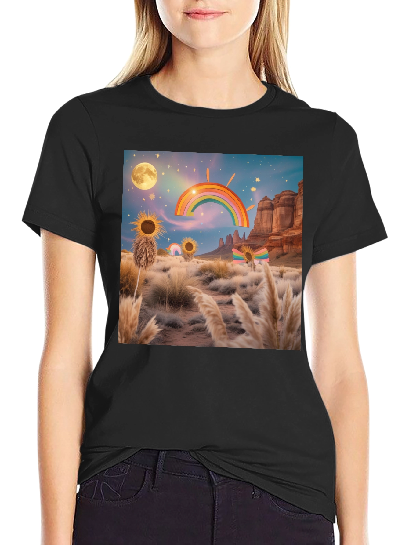 Desert Rainbow Graphic Tee