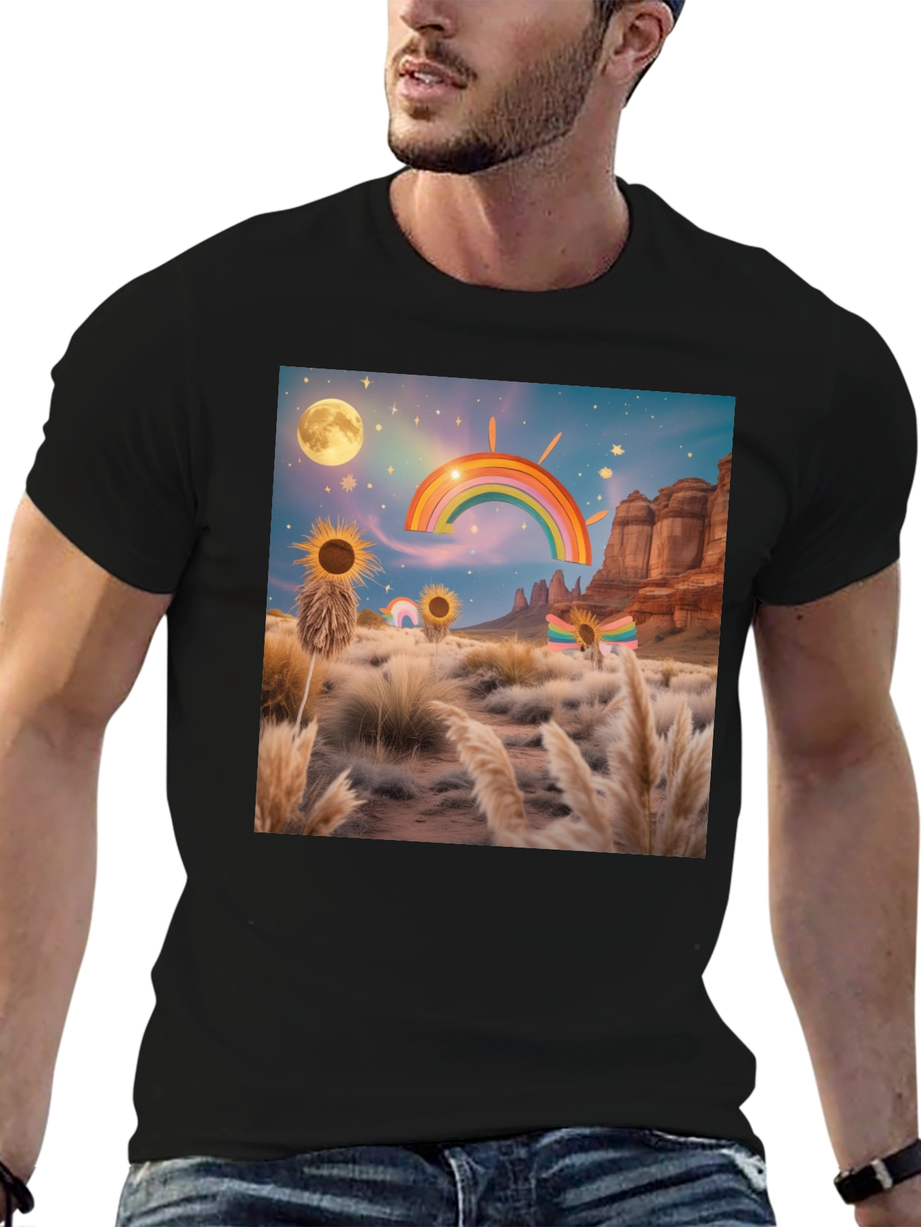 Desert Rainbow Graphic Tee