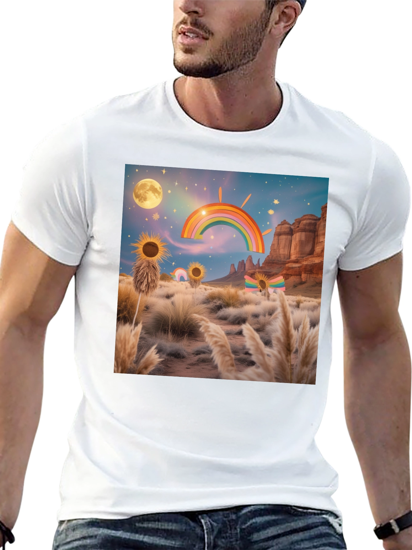 Desert Rainbow Graphic Tee
