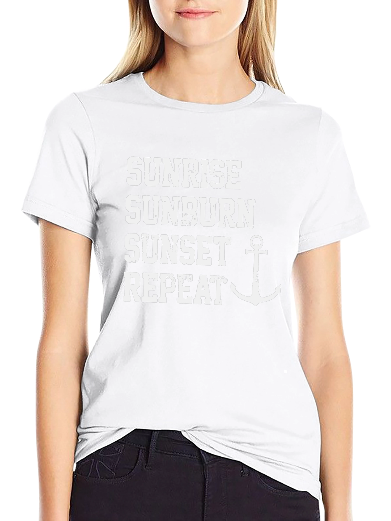 Sunrise Sunburn Sunset Repeat T-Shirt