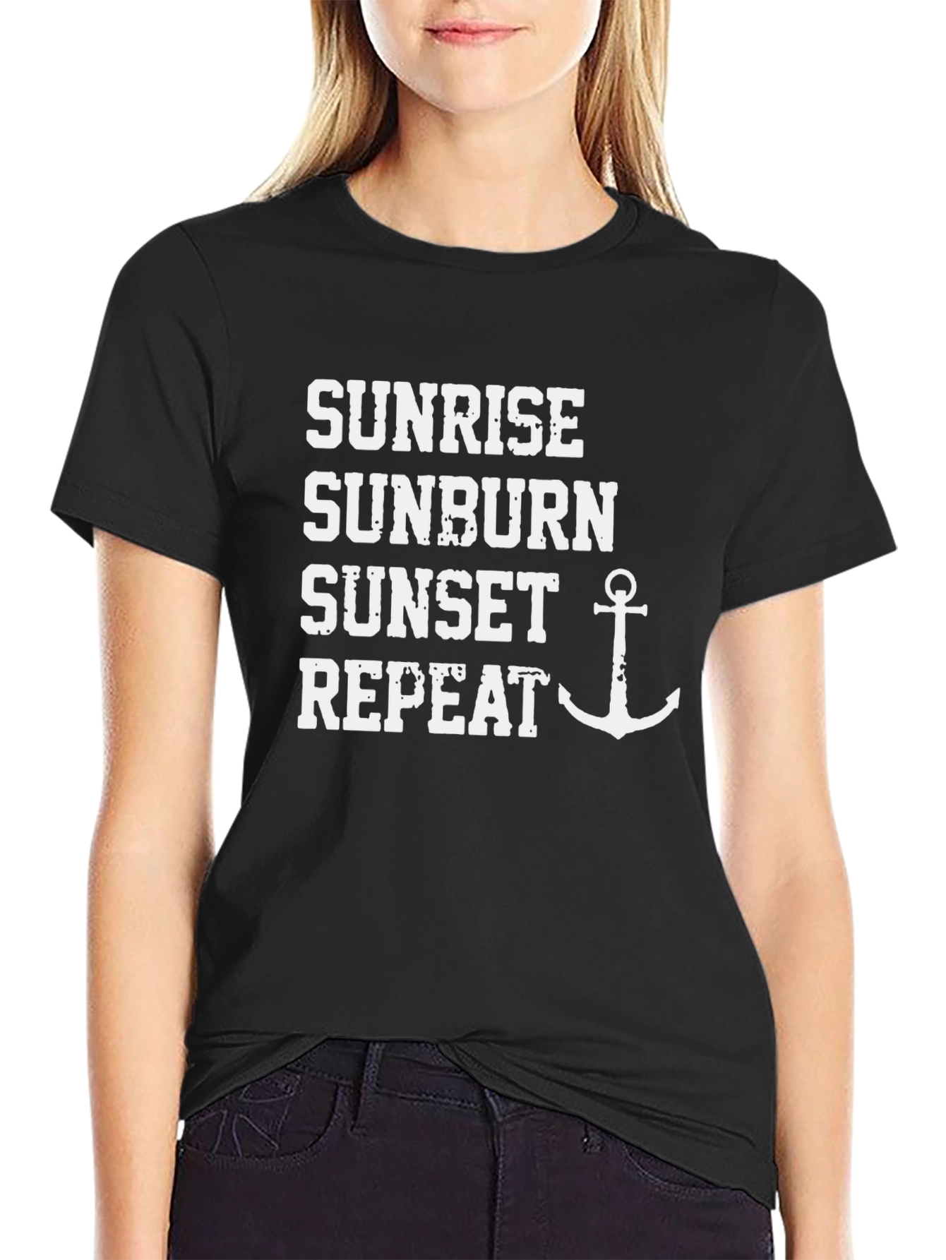 Sunrise Sunburn Sunset Repeat T-Shirt