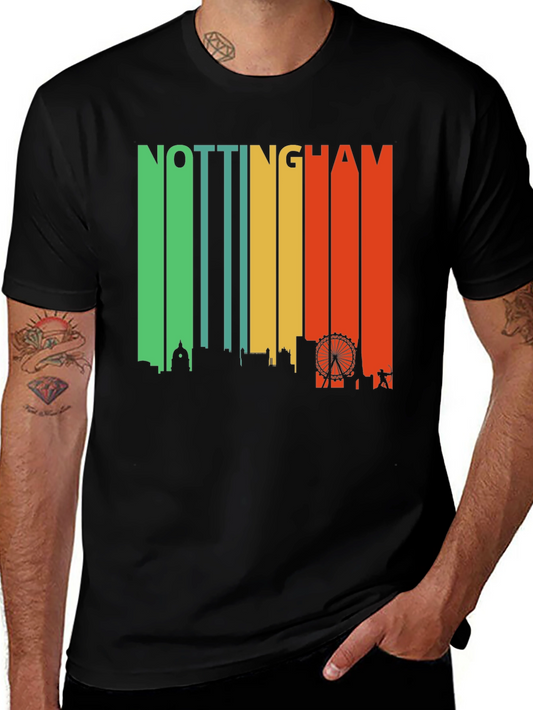 Nottingham Retro Skyline T-Shirt