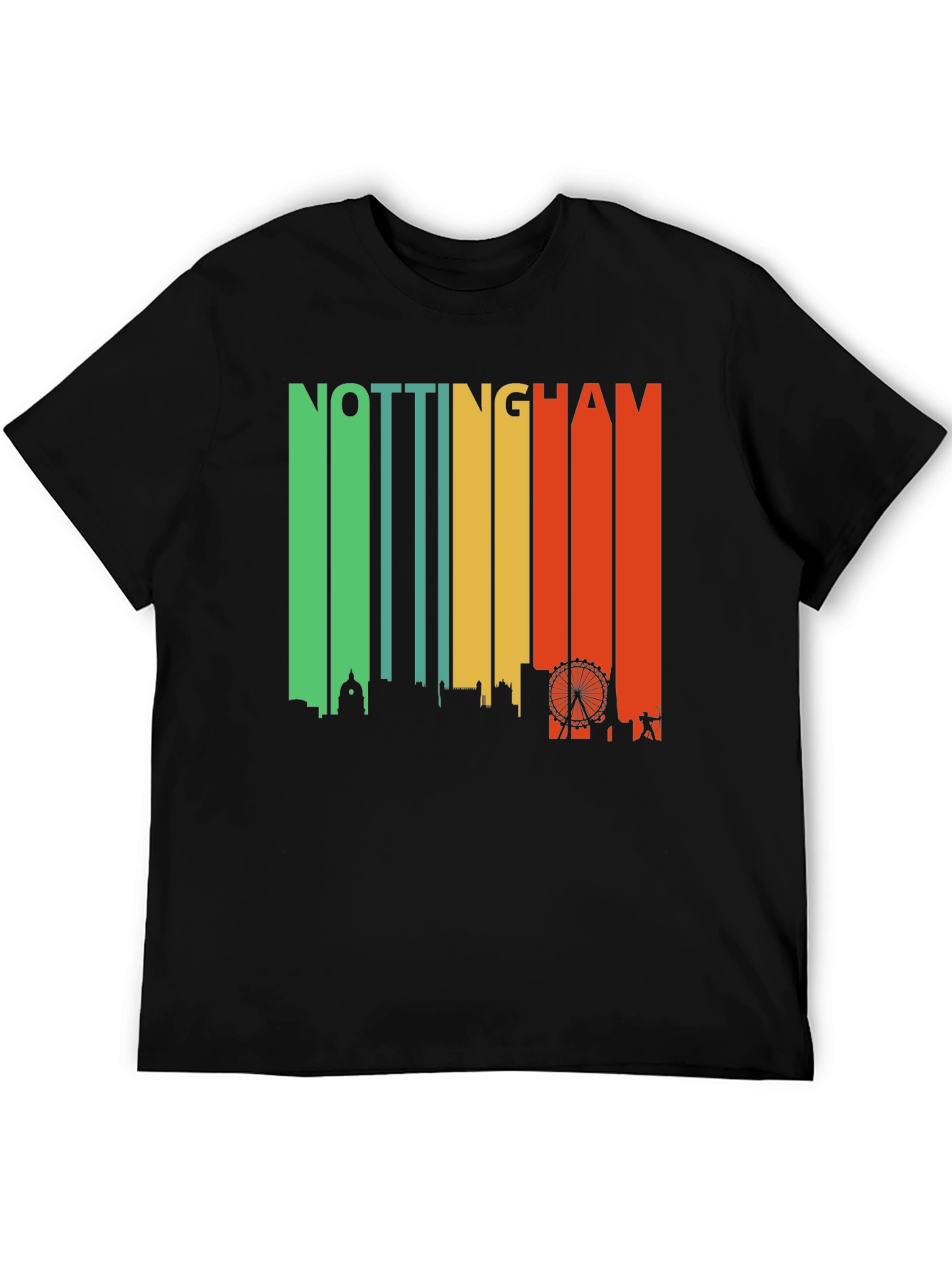 Nottingham Retro Skyline T-Shirt