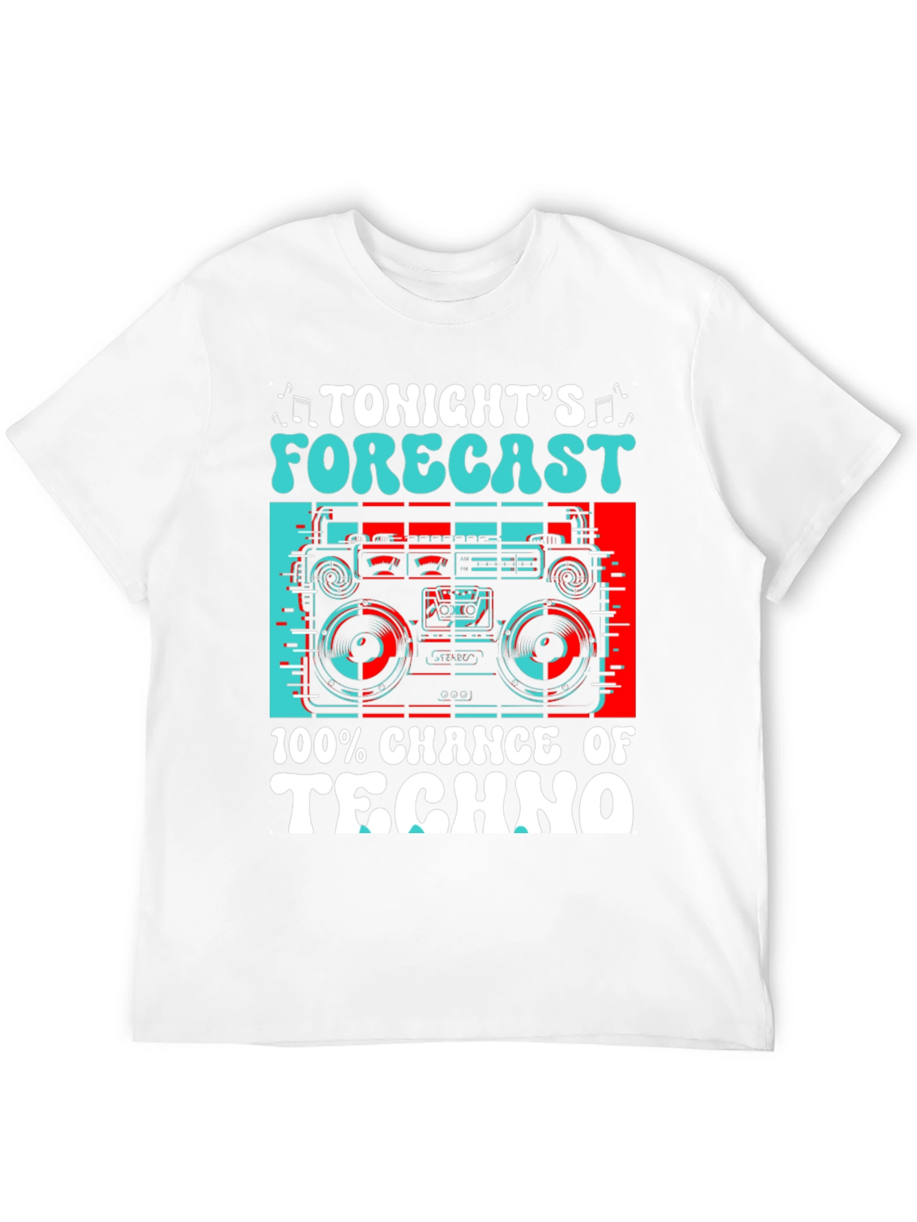 Tonights Forecast: 100% Chance of Techno T-Shirt