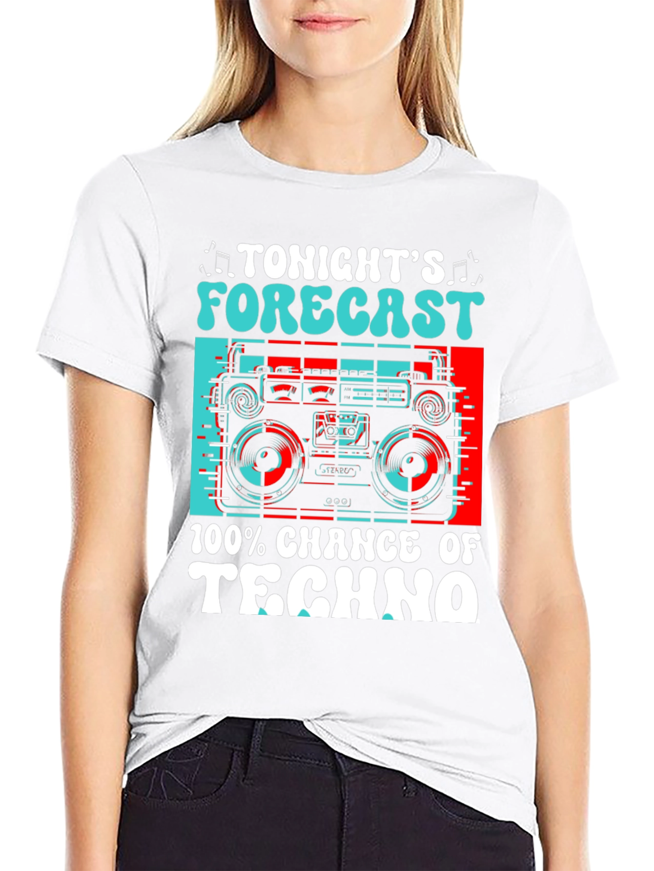 Tonights Forecast: 100% Chance of Techno T-Shirt
