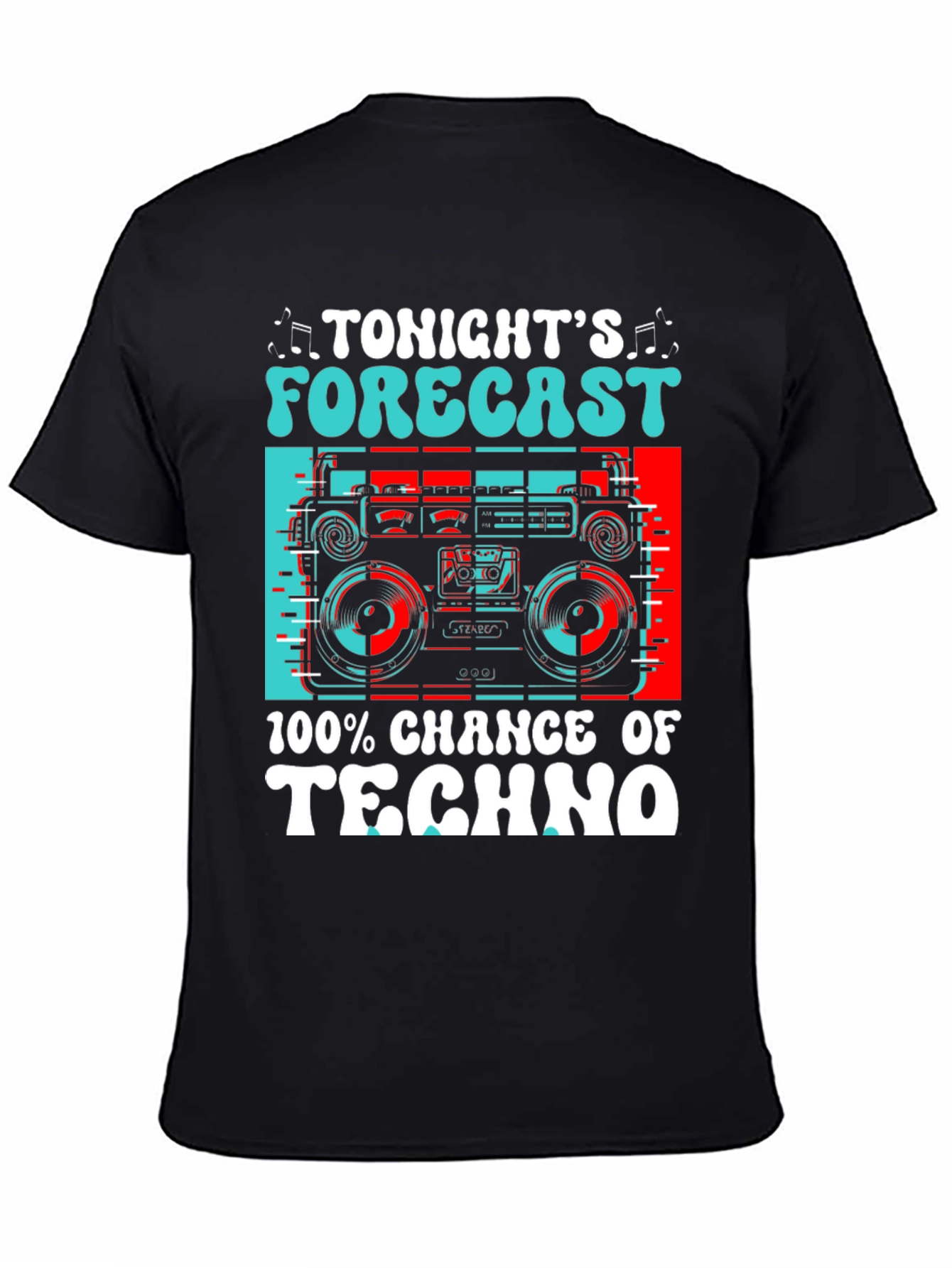 Tonights Forecast: 100% Chance of Techno T-Shirt