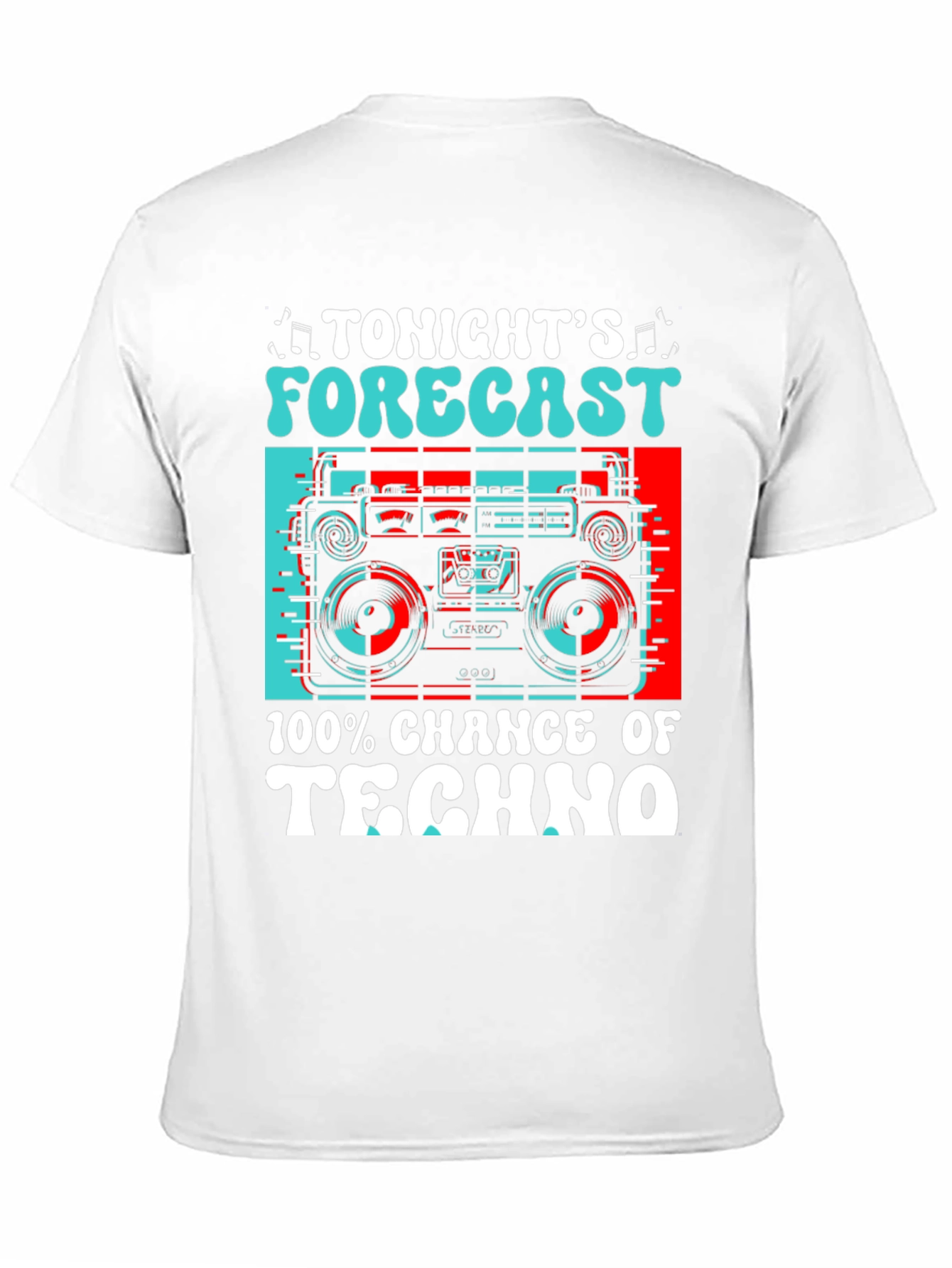 Tonights Forecast: 100% Chance of Techno T-Shirt