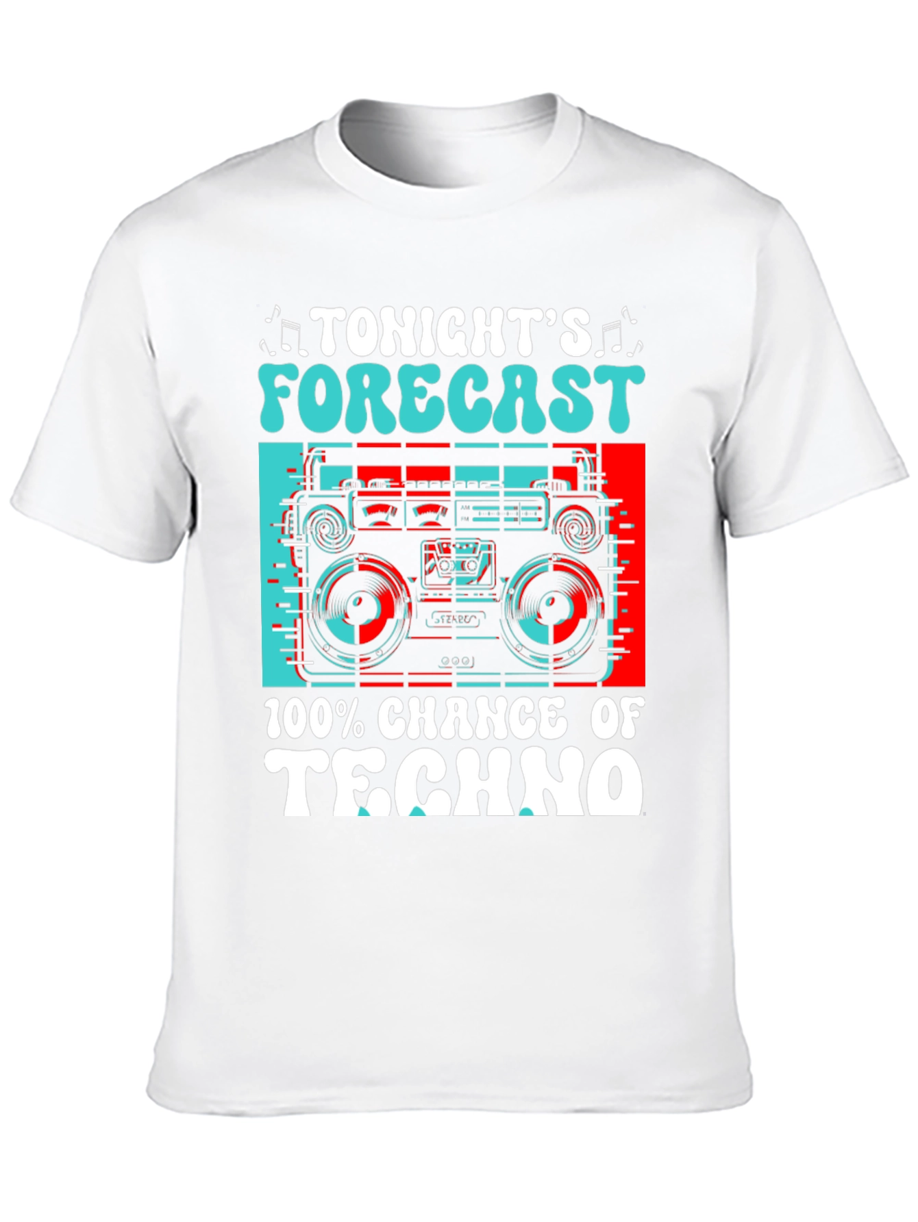Tonights Forecast: 100% Chance of Techno T-Shirt
