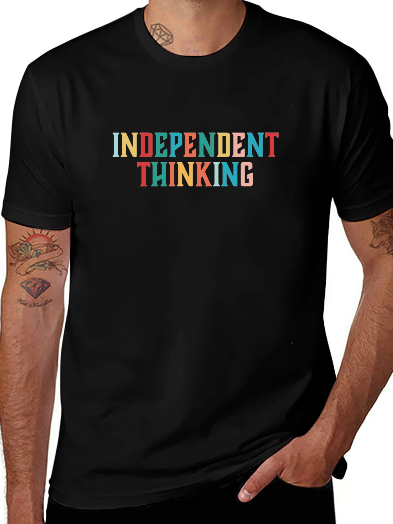 Independent Thinking Graphic Tee - Black