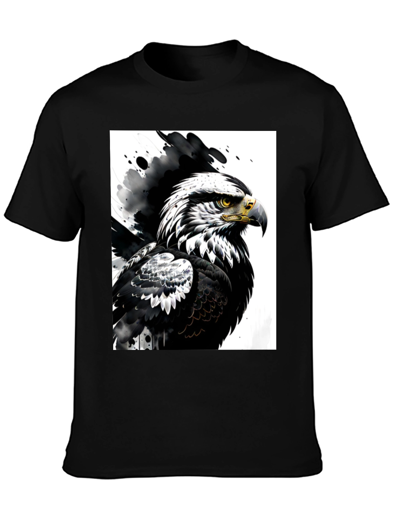 Eagle Graphic Black T-Shirt