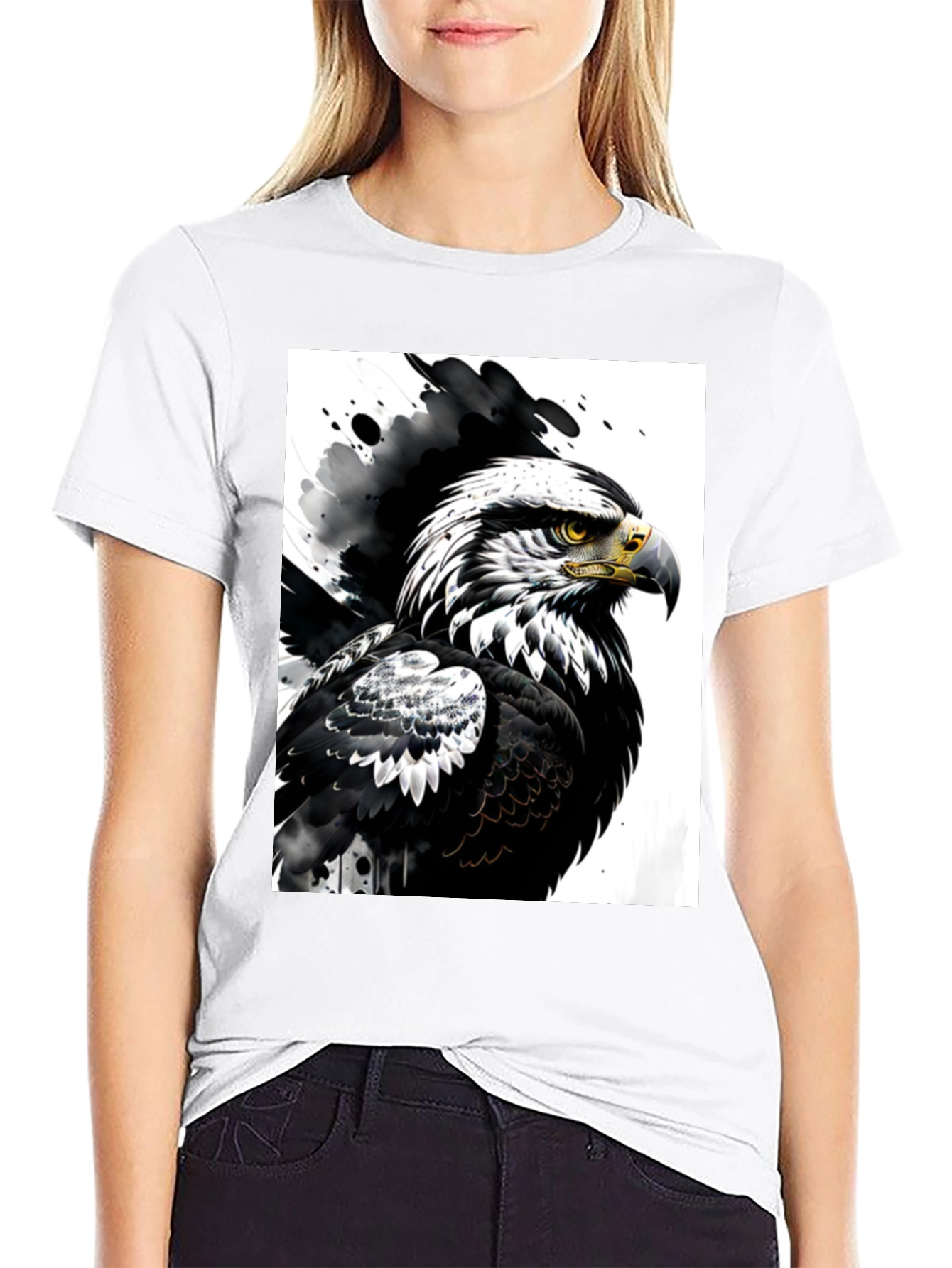Eagle Graphic Black T-Shirt