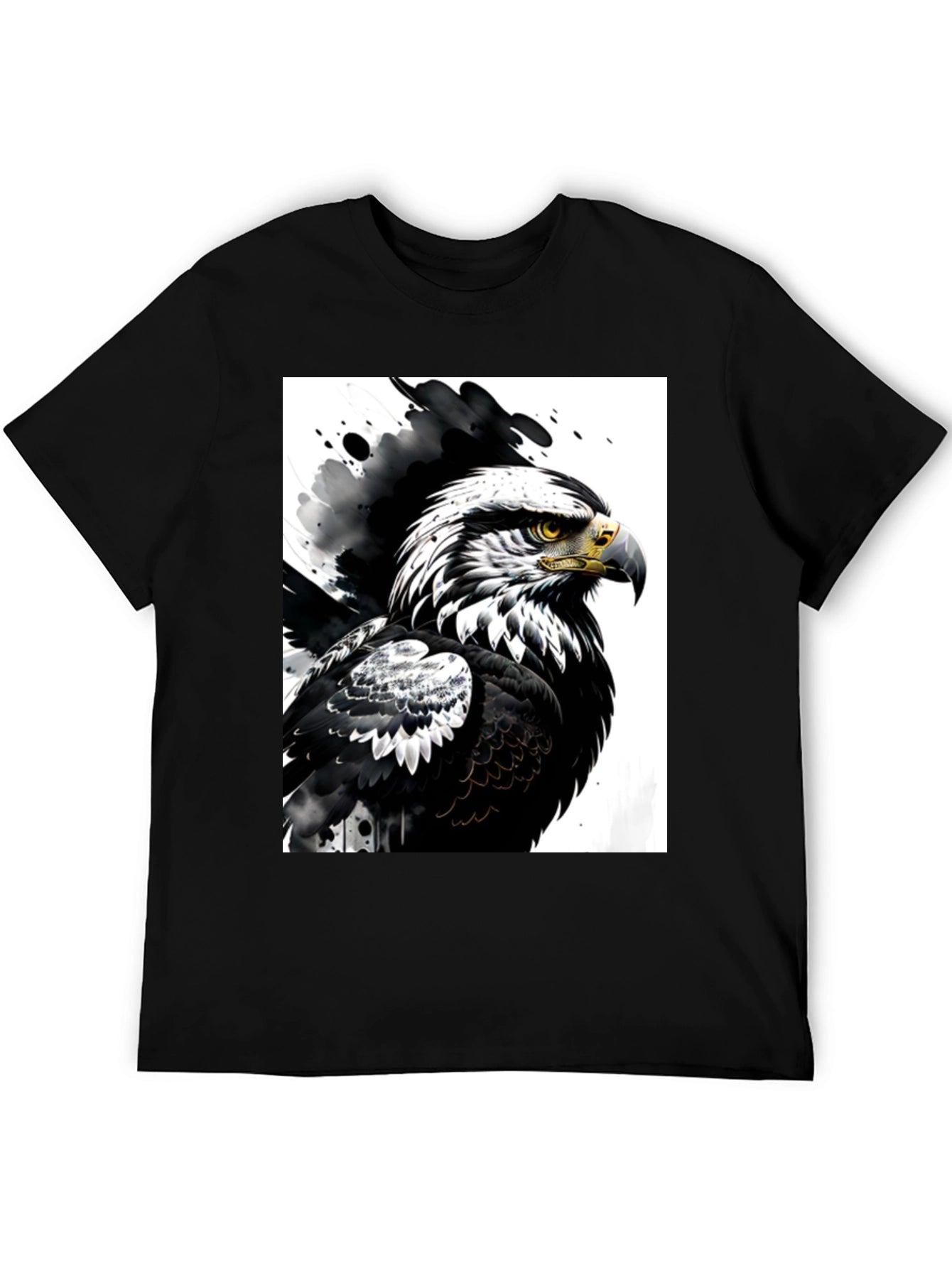 Eagle Graphic Black T-Shirt