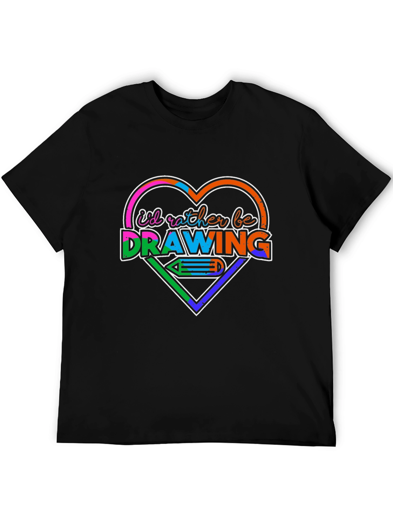Id Rather Be Drawing T-Shirt
