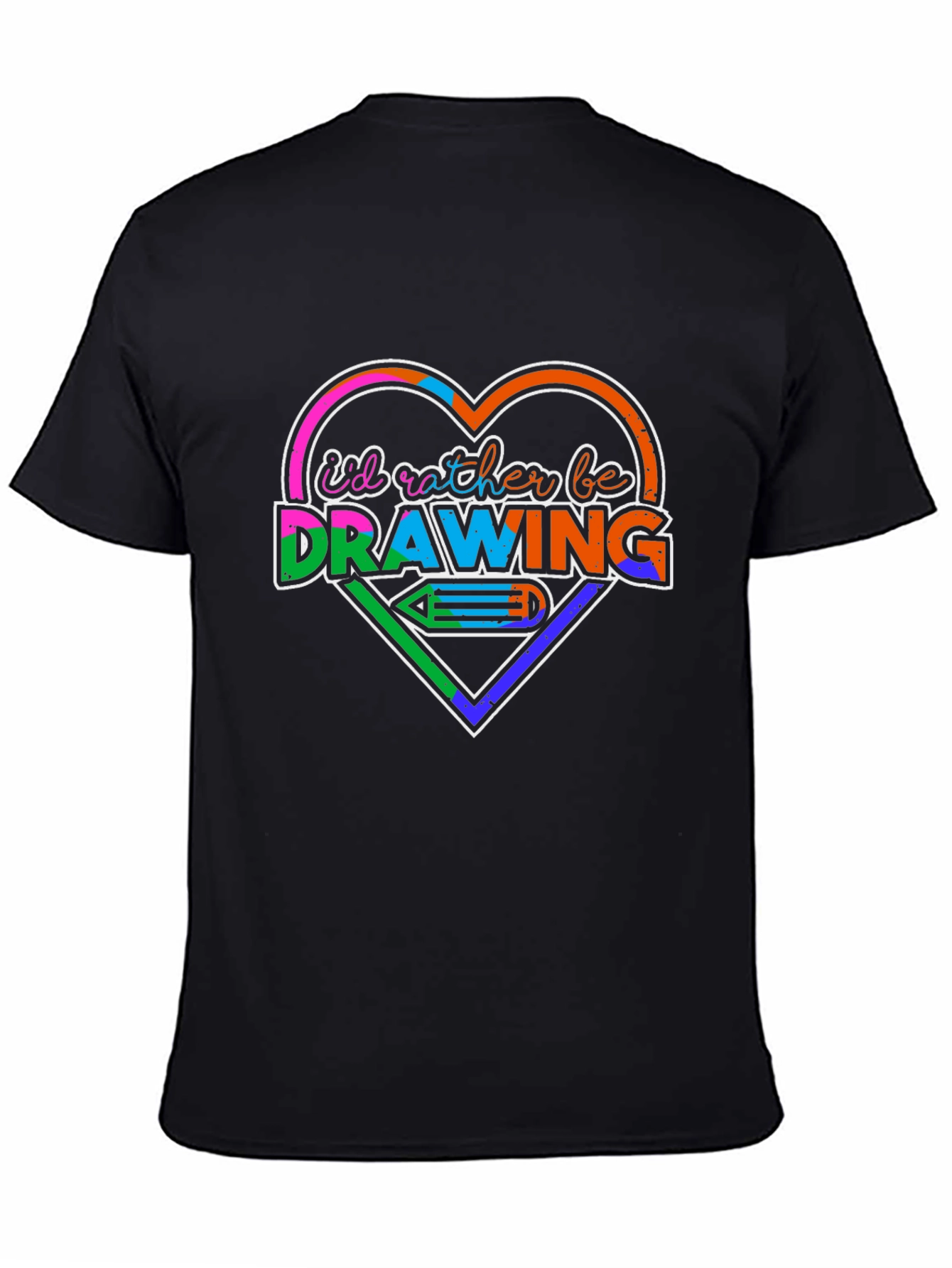 Id Rather Be Drawing T-Shirt