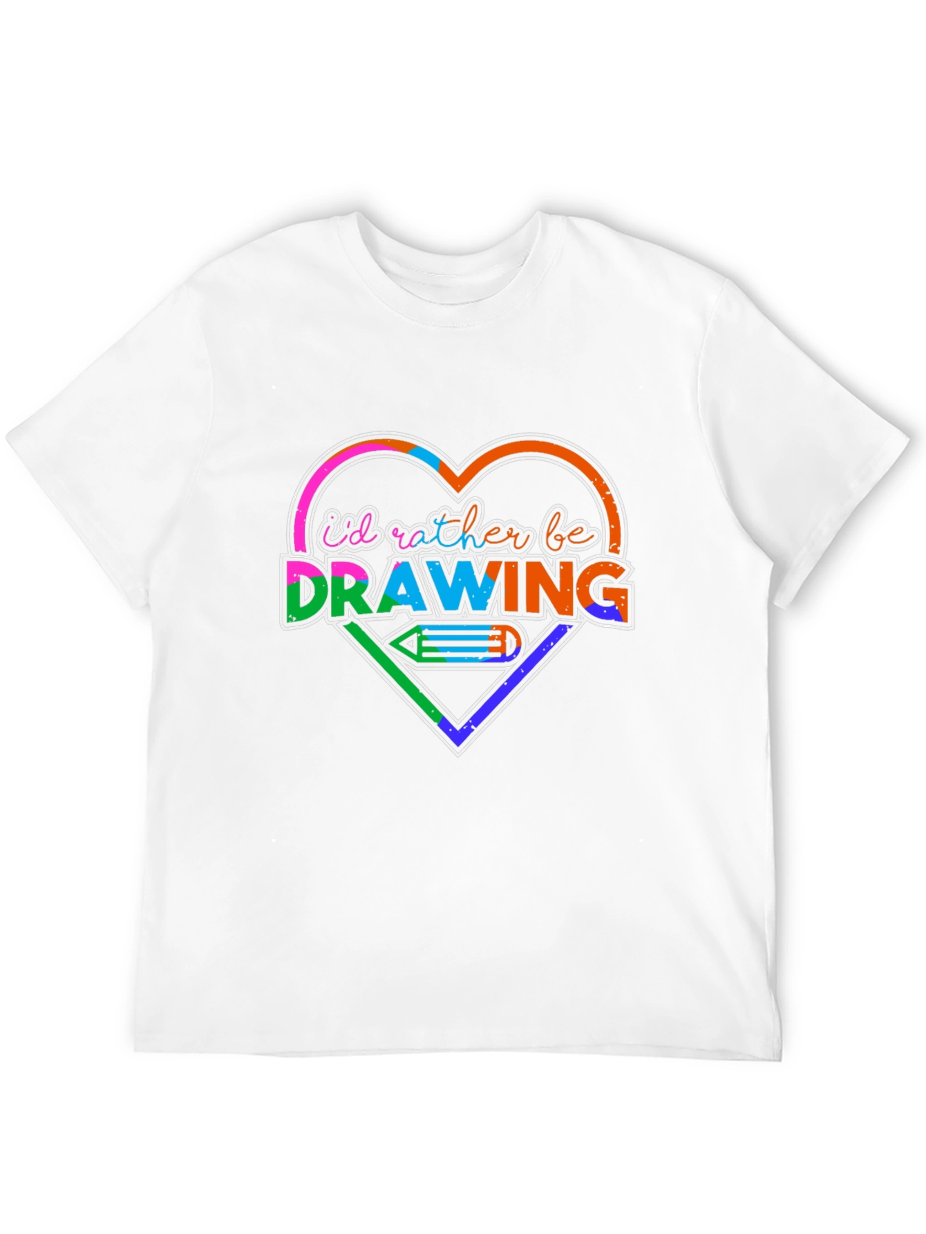 Id Rather Be Drawing T-Shirt