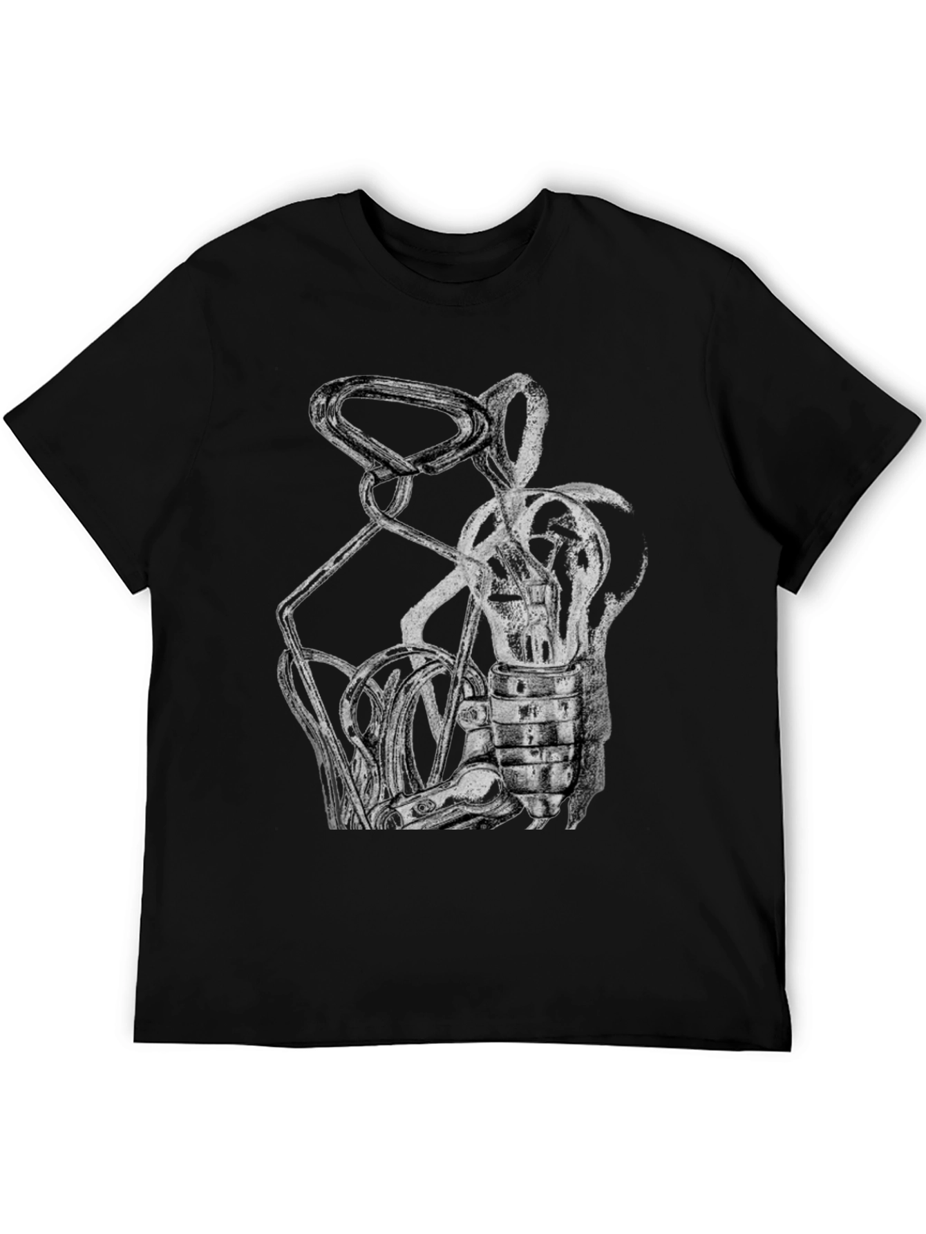 Abstract Art Black T-Shirt