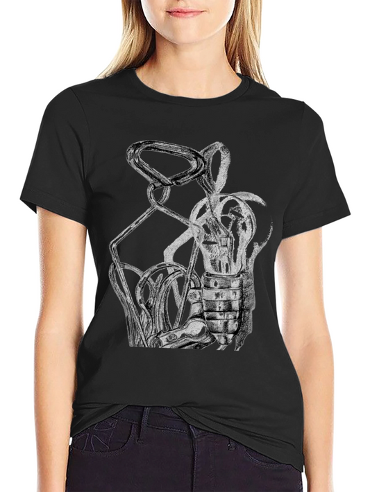 Abstract Art Black T-Shirt