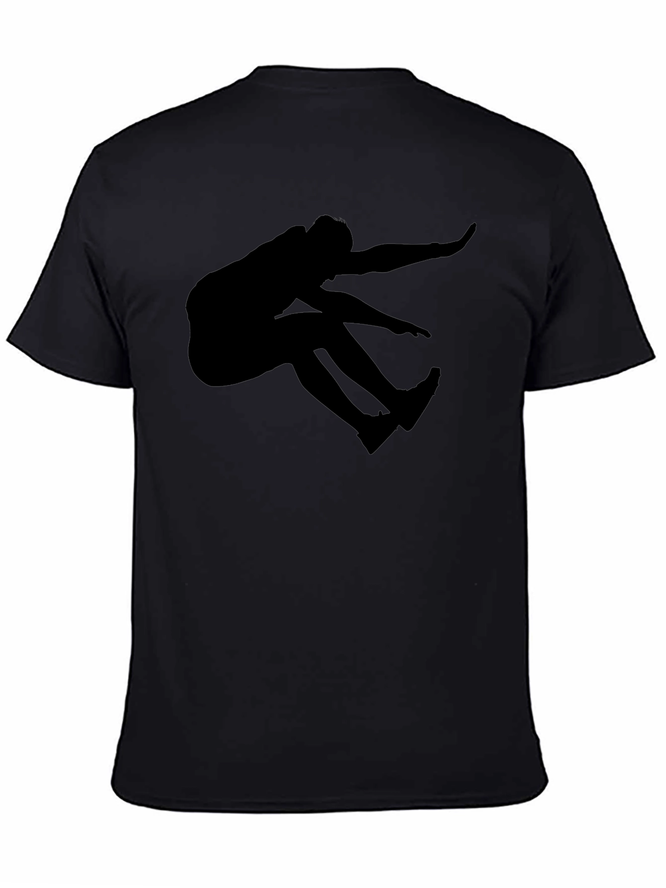 Black Silhouette Jumper Graphic T-Shirt