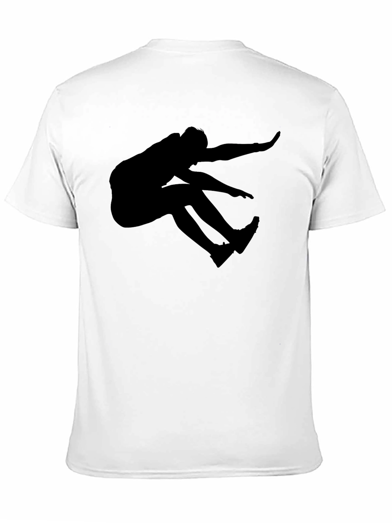 Black Silhouette Jumper Graphic T-Shirt
