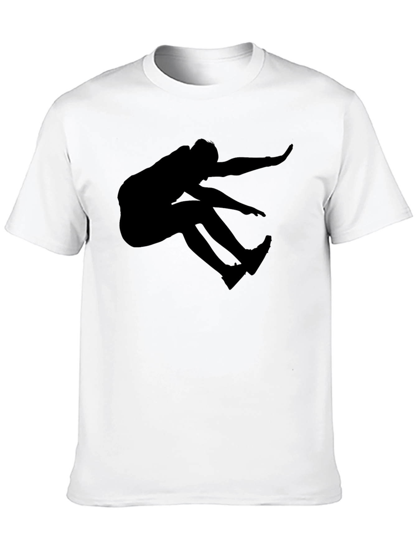 Black Silhouette Jumper Graphic T-Shirt
