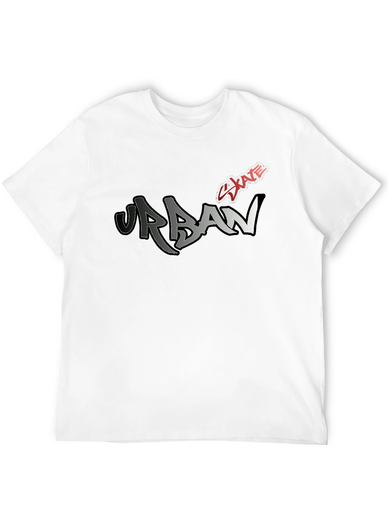 Urban Skate Graphic Tee - Modern Black T-Shirt