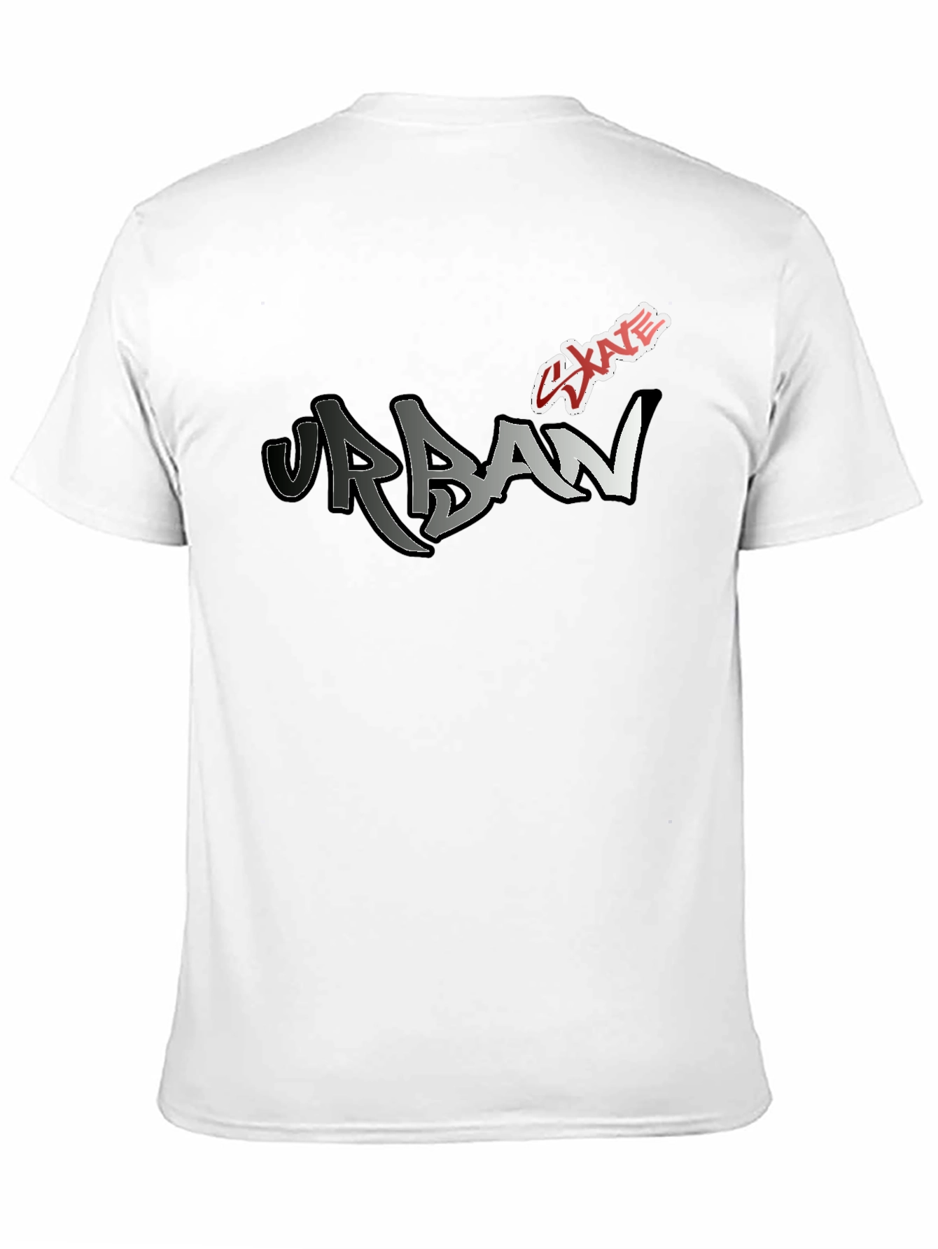 Urban Skate Graphic Tee - Modern Black T-Shirt
