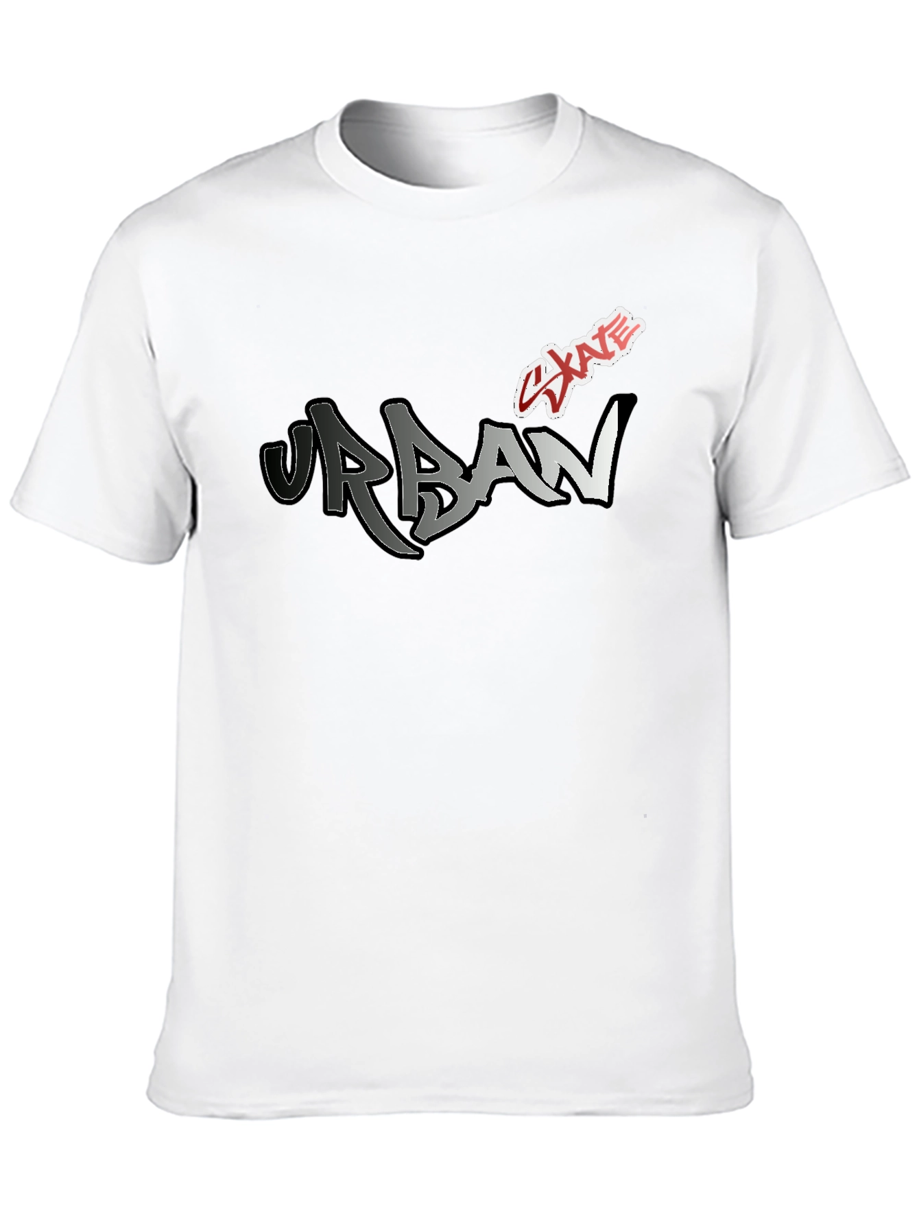 Urban Skate Graphic Tee - Modern Black T-Shirt