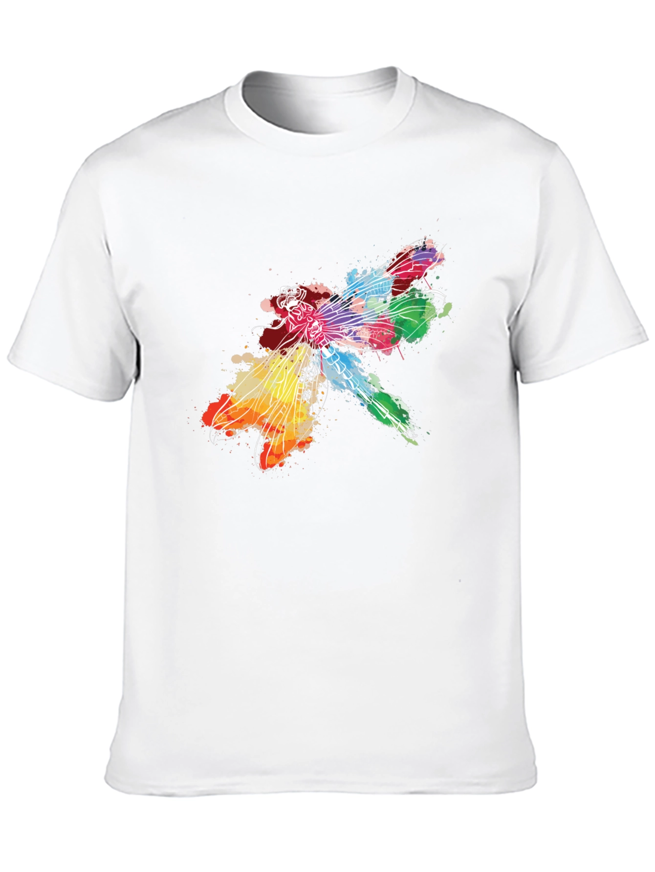 Rainbow Dragonfly Graphic Tee