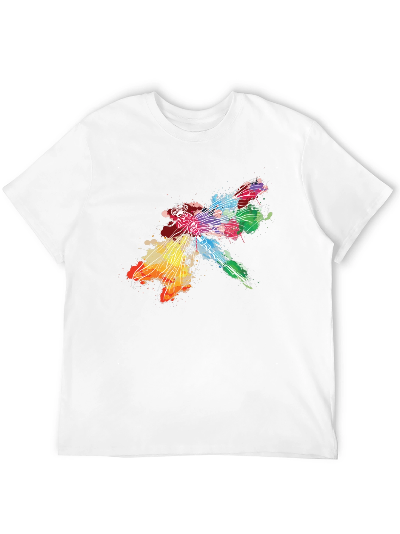 Rainbow Dragonfly Graphic Tee